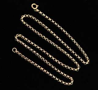 belcher chain made in 9 carat pale rose gold and dating to the 