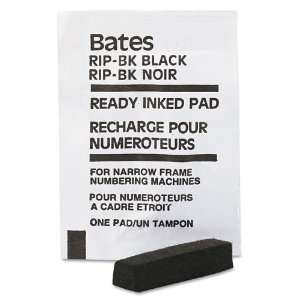 Pre inked pad easily inserts on all Bates standard multiple movement 