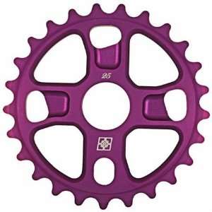 FIT DLS BMX Bike Sprocket   25T   Purple:  Sports 
