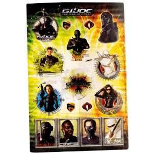  GI JOE Rise of the Cobra Stickers (2 sheets): Everything 