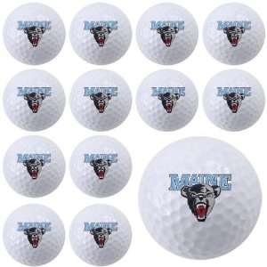  NCAA Maine Black Bears Dozen Pack Golf Balls: Sports 