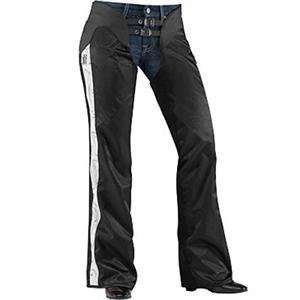  Icon Womens Hella Street Angel Chaps   X Large/Black Automotive