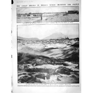  1909 FLOODS MEXICO SAN LUISITO SANTA CATARINA RIVER