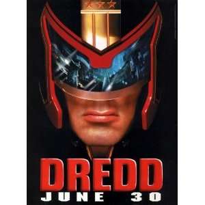  Judge Dredd Movie Poster #01 24x36 Home & Kitchen