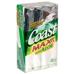  Coast 4.5 Ounces Max Bar Soap   8 Bars Beauty