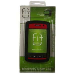  Blackberry Storm 9530 Black and Red Silicone Soft Case 