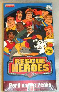 Fisher Price Rescue Heroes Peril on the Peaks VHS, NEW  