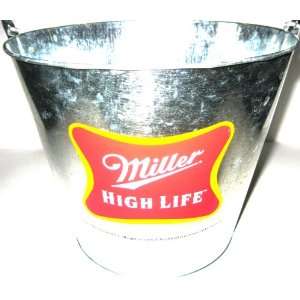  Miller High Life Beer Bucket (Holds 8 Bottles and Ice 