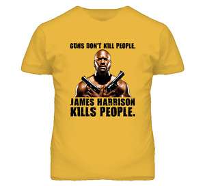 James Harrison Kills People Pittsburgh T Shirt  