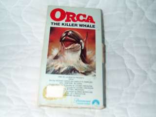 ORCA THE KILLER WHALE VHS BO DEREK DEBUT RICHARD HARRIS  