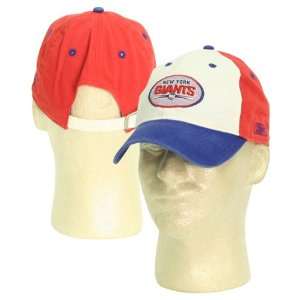  New York Giants Tri Color Slouch Fit Adjustable Baseball 