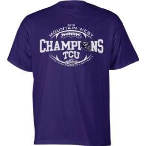  Frogs 2010 Football Mountain West Conference Champions Purple Go 