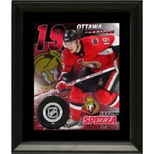  Jason Spezza Puck Frame   Memorabilia