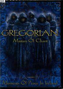 GREGORIAN MASTERS OF CHANT MOMENTS OF PEACE IRELAND DVD  