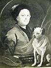 William Hogarth and His Dog SELF PORTRAIT 1947 DOG Art 