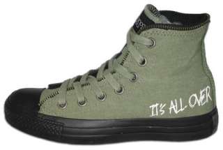 Converse The Doors Green Limited Edition Hi Top Chuck Taylor Size 8.5 