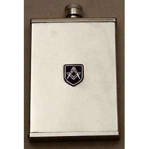   Masonic Gifts Masonic 3Oz Stainless Steel Hip Flask: Kitchen & Dining