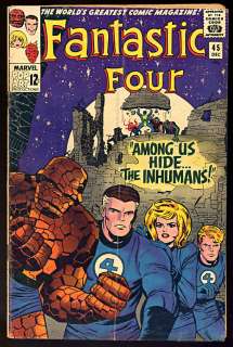   45 1965 First Inhumans Jack Kirby Stan Lee Marvel Silver Age  