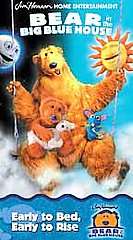 Bear in the Big Blue House   Early to Bed, Early to Rise VHS, 2001 