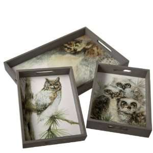  Owl Series Nested Tray