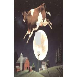  Cow Jumped Over the Moon Decorative Switchplate Cover 