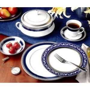   Haviland Limoges Symphony Platinum Blue Dinner Plate: Home & Kitchen