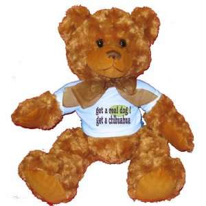   dog! Get a chihuahua Plush Teddy Bear with BLUE T Shirt: Toys & Games