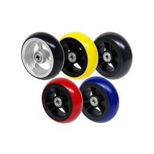  Soft Roll Casters   3 x 1 1/2   Blue   1 pair: Health 