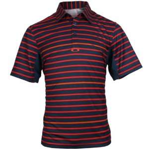 Oakley Golf Mens Swing Polo Shirt, Marine Blue, X Large:  