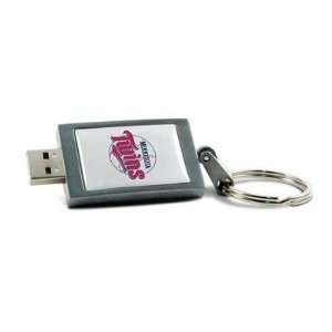   Minnesota Twins Usb 2.0 Flash Drive External Silver Electronics