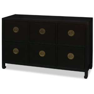  Chinese Ming Style File Cabinet with 6 Drawers: Office 
