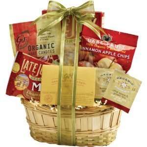 Organic and Natural Healthy Gift Basket, A Healthy Gift Basket:  