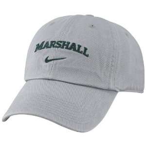  Nike Marshall Thundering Herd Grey Campus Hat Sports 