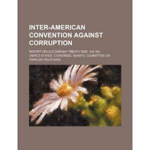  Inter American Convention against Corruption report (to 
