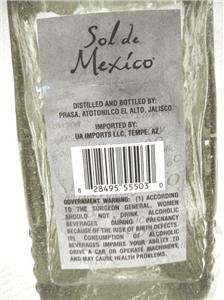 Sol De Mexico Blanco Tequila Unique Bottle  