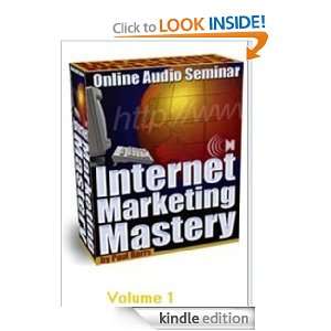 Internet Marketing Mastery Volume 1 Paul Barrs  Kindle 