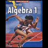 Algebra 1 Florida Edition (ISBN10: 0078922437; ISBN13: 9780078922435)