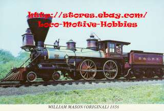   BALTIMORE & OHIO 4 4 0 American type Steam Loco William Mason B&O #25
