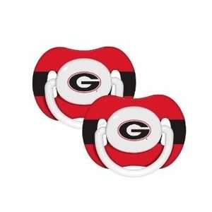  Georgia Bulldogs Pacifiers 2 Pack Safe BPA Free: Baby