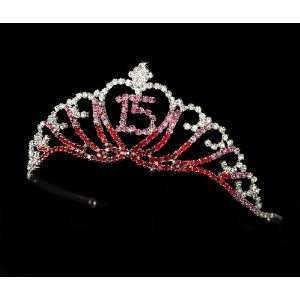  Sweet 15 Shades of Red Tiara HP 7032: Beauty