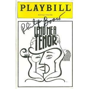   Tenor Autographed Broadway Playbill by Philip Bosco