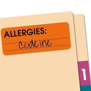  Redi Tag Allergies Medi Label: Office Products