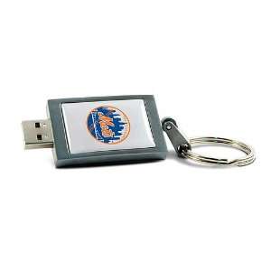  New York Mets Usb Flash Drive Keychain   4 Gb: Sports 