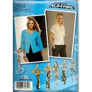  Simplicity Pattern # 2652 Inspired By Project Runway Size 