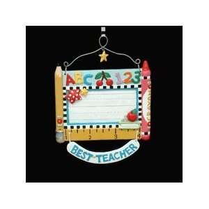  2078 Best Teacher Personalized Christmas Ornament: Home 