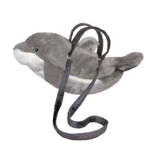  Bottlenose Dolphin 12in Hand Cruizer Plush Purse Toys 