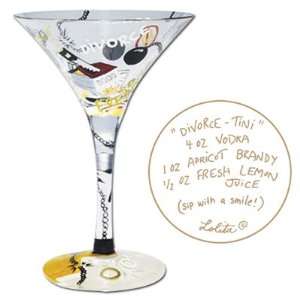 Martini Glass Divorce Tini Lolita: Home & Kitchen