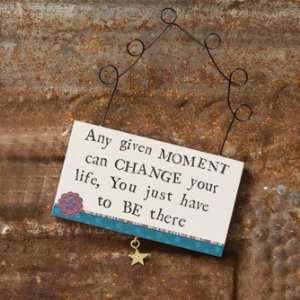 Curly Girl Design Moment Mini Wall Plaque