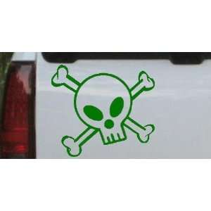   Cute Skull And Cross Bones Skulls Car Window Wall Laptop Decal Sticker