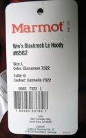 NWT   MARMOT   Cinnamon Blackrock ls hoodie   Sz L  